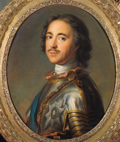Portrait of Peter the Great (1672-1725) de French School