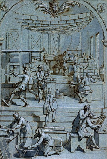 Frontispiece for the Royal Printing Works de French School
