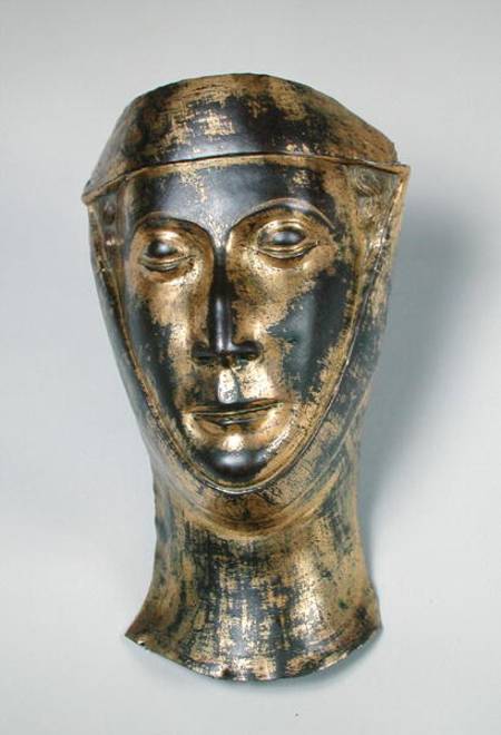 Funerary mask of the wife of Herbert Lanier (d.1290) de French School