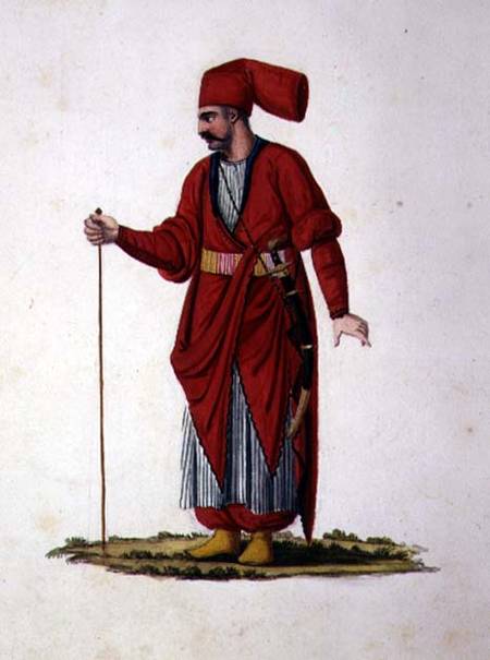 Hasseki Baltaci Valet del Sultani, probably by Cousinery, Ottoman period de French School