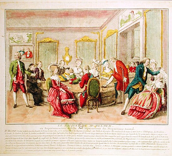 Hypnotism Session with Franz Anton Mesmer (1734-1815) 1784 de French School