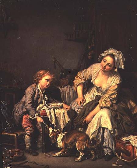 The Kitchen Maid de French School