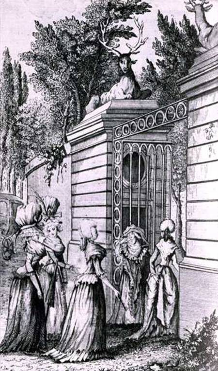 Le Parc aux Cerfs, the Gateway to the 'Royal Haven' of Louis XV (1710-74) de French School