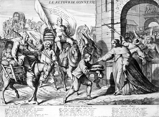 ''Le Retour de Gonnesse'', April 1649 de French School