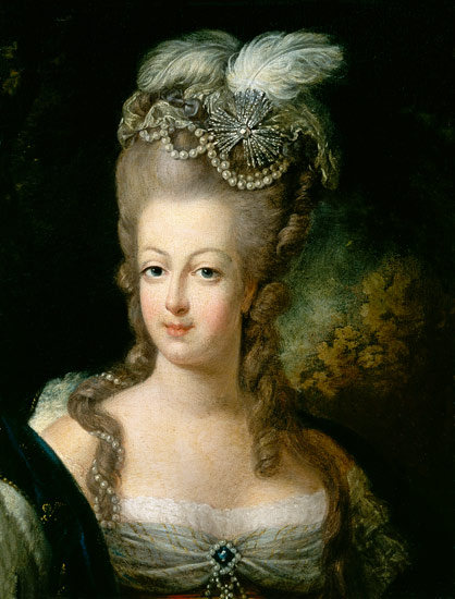 Portrait of Marie-Antoinette de Habsbourg-Lorraine (1750-93) de French School