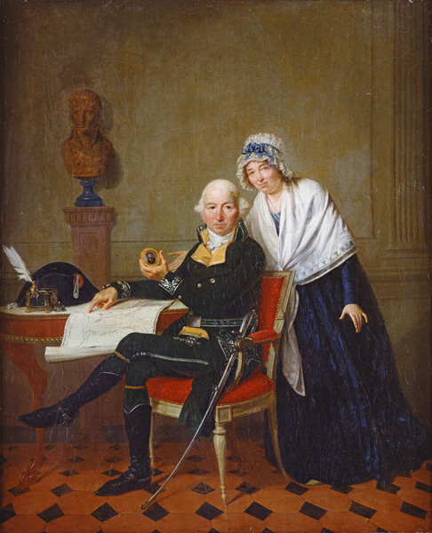 The Parents of Jean Andoche Junot (1771-1813) Duke of Abrantes de French School