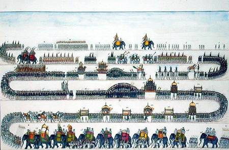 Muharram Ceremony, Faizabad, 1772 from 'The Gentil Album' de French School