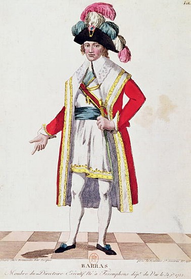 Paul Francois Jean Nicolas (1755-1829) Vicomte de Barras de French School