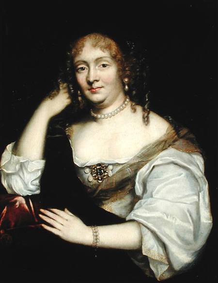 Portrait of Marie de Rabutin-Chantal (1626-97) Marquise de Sevigne de French School