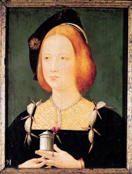 Portrait of Mary of England (1496-1533) wife of Louis XII (1494-1533) de French School
