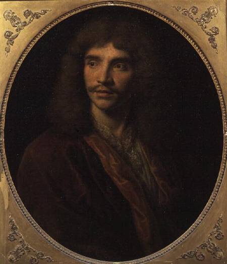 Portrait of Moliere (1622-73) de French School