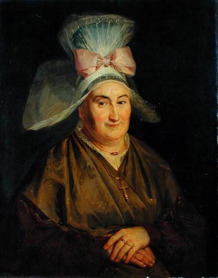 Portrait of a Woman with a Normandy Bonnet de French School