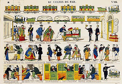 Rail Travel, c.1850 de French School