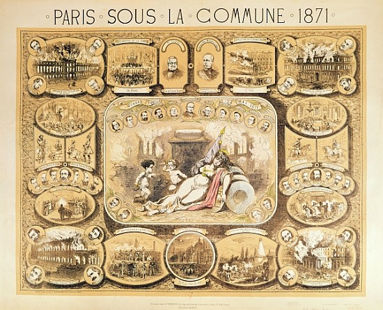 Scenes from the Paris Commune de French School