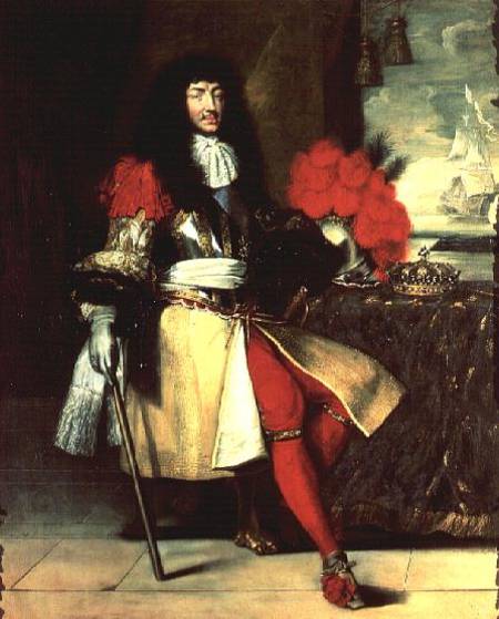 Seated Portrait of Louis XIV (1638-1715) de French School