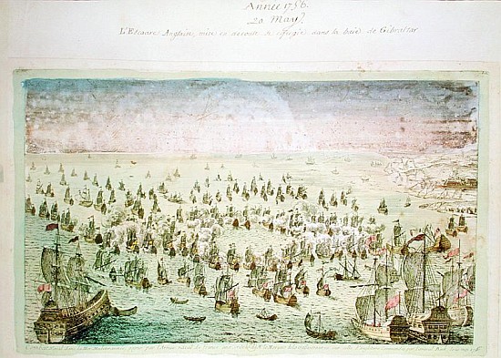 Siege of Mahon, 20th May 1756 de French School