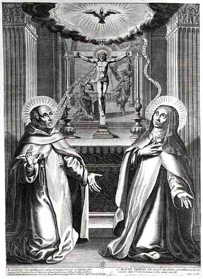 St. John of the Cross and St. Theresa of Avila de French School