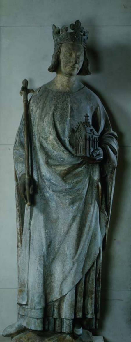 Statue of Charles V (1338-80) King of France de French School