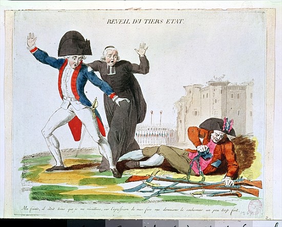 The Awakening of the Third Estate, July 1789 (see also 266297) de French School