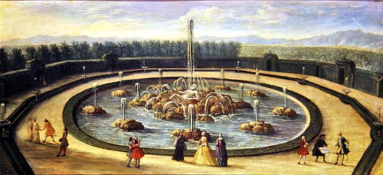 The Bassin de l''Encelade at Versailles, early eighteenth century de French School