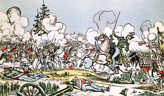 The Battle of Moscow, 7th September 1812 de French School