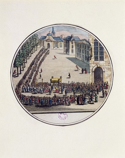 The Blessed Sacrament being carried in Procession at the Opening of the Estates General at Versaille de French School