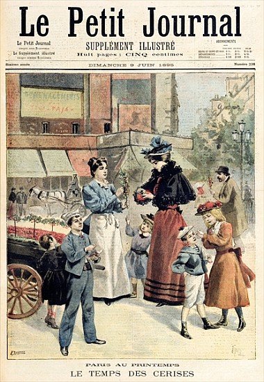The Cherry Season, from ''Le Petit Journal'', 9th June 1895 de French School