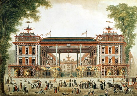 The Chinese Baths in Paris, established Lenoir de French School