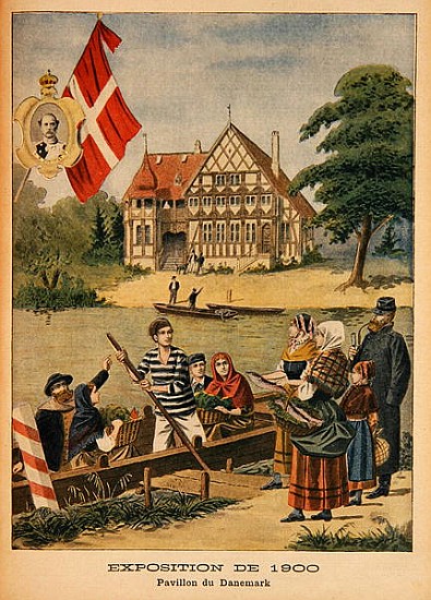 The Danish Pavilion at the Universal Exhibition of 1900, Paris, illustration from ''Le Petit Journal de French School