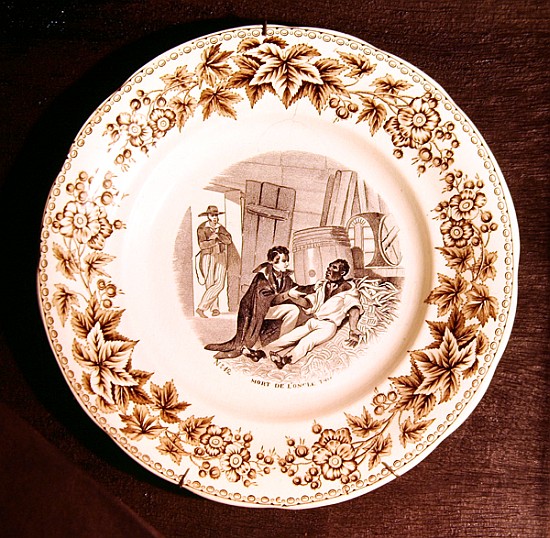 The Death of Uncle Tom, from ''Uncle Tom''s Cabin'' Harriet Beecher Stowe (ceramic) de French School