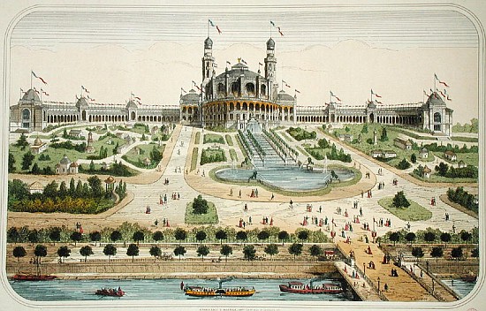 The Palais du Trocadero at the Exposition Universelle in Paris in 1878 de French School