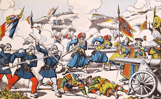 The Siege of Lang-Son, 13th February 1885 de French School
