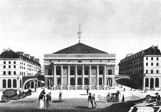 The Theatre de l''Odeon, c.1830 de French School