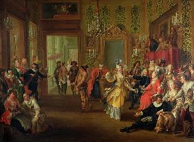 A Bal Pare during the Carnival, c.1710