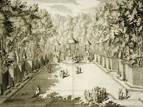 Baths of Apollo, Versailles, from 'Les Plans, Profils et Elevations des Ville et Chateau de Versaill