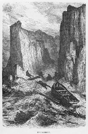 Exhaustion, illustration from ''Expedition du Tegetthoff'' Julius Prayer (1841-1915)