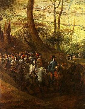 Louis II (1621-86) of Bourbon, Duke of Enghien, amongst Cavaliers Besieging a Town