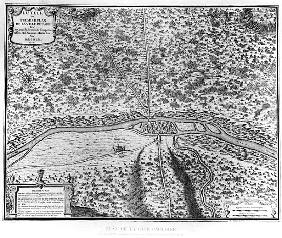 Lutetia or the first plan of Paris, taken from Caesar, Strabo, Emperor Julian and Ammianus Marcellin