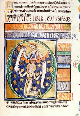 Ms 1 fol.235 The Book of Ecclesiastes, from the Souvigny Bible