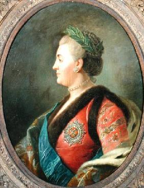 Portrait of Catherine II (1729-1796) of Russia