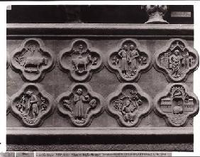 Quatrefoils with the Signs of the Zodiac and the Labours of the Year, from the Cathedral of Notre-Da