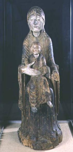 Virgin and Child in Majestry, from Forez