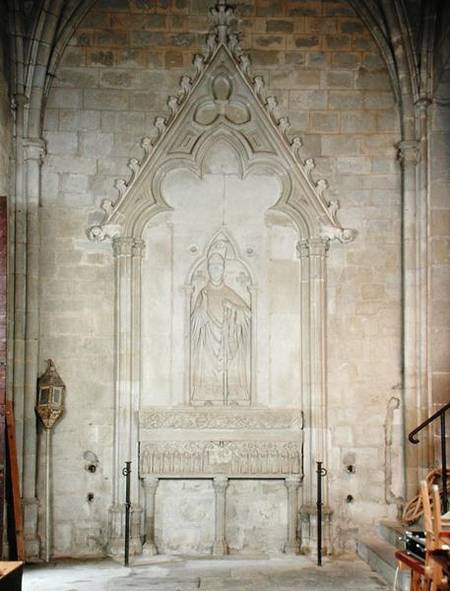 Tomb of Bishop Radulphe (d.1266) in the Radulphe Chapel de French School