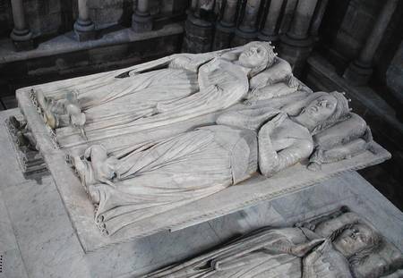 Tomb of Louis de France (d.1407) Duke of Orleans and his wife, Valentin Visconti (d.1408) Princess o de French School