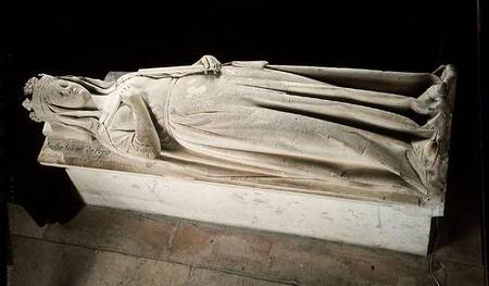 Tomb of Queen Berthe (726-83) de French School