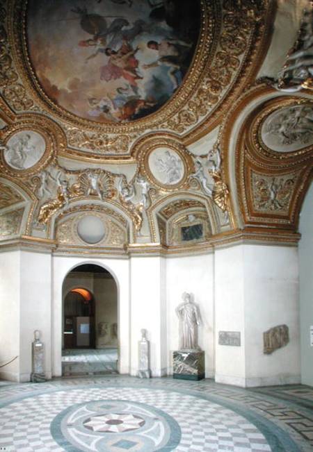 View of the Mars Rotunda with stucco figures by Michel Anguier (1612-86) (photo) de French School