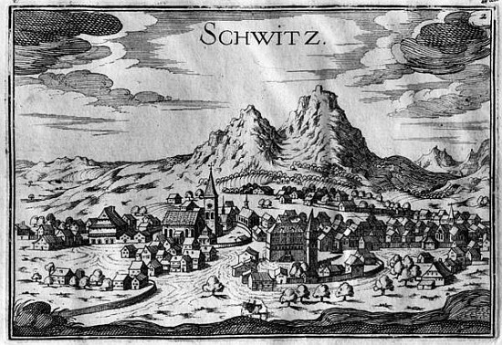 View of Schwyz de French School