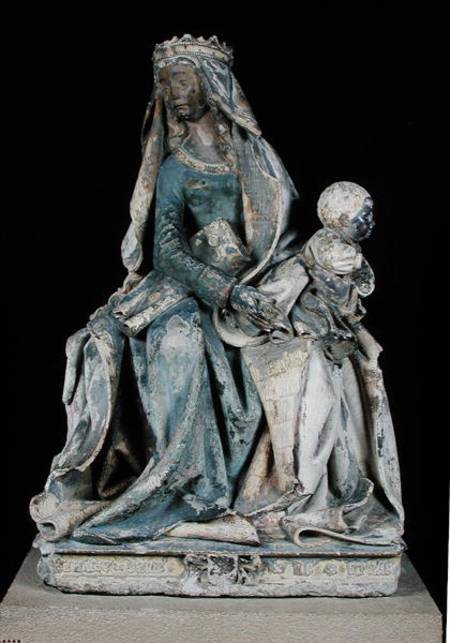 The Virgin and Child, from Notre-Dame de Grace de French School