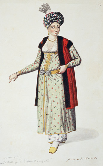 Woman from Rumelia, Ottoman period de French School