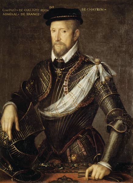 Gaspard II of Coligny (1519-72) Admiral of France de French School